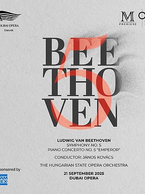 Shop Online Beethoven’s The Fifths at Dubai Opera – Shows and Theatrical Plays Dubai Masala