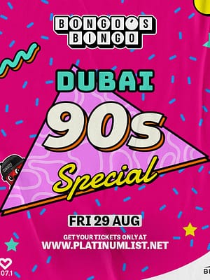Shop Online Bongo’s Bingo Dubai – 90s Special – Nightlife Dubai Masala