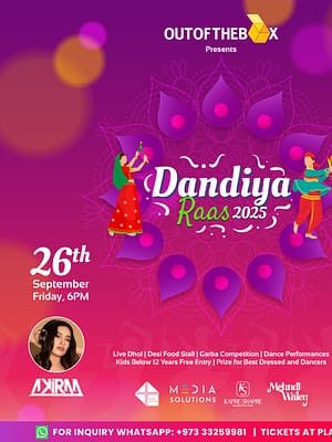 Shop Online Dandiya Raas 2025 by Out of the Box – Desi Events Dubai Masala