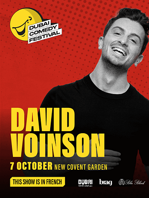 Shop Online David Voinson Live at Dubai Comedy Festival – Dubai Comedy Festival Dubai Masala