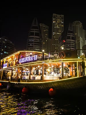 Shop Online Dinner Cruise In Dubai Marina – Boat Tours and Cruises Dubai Masala