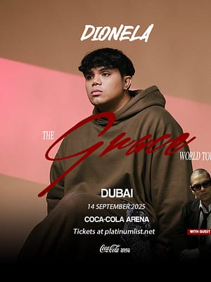 Shop Online Dionela – The Grace World Tour at Coca-Cola Arena in Dubai – Filipino Events Dubai Masala