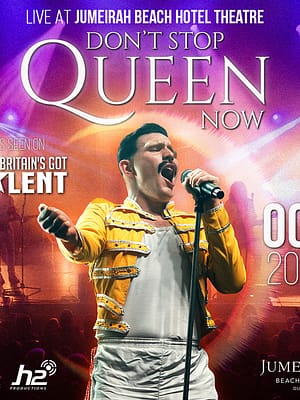 Shop Online Don’t Stop Queen Now at Jumeirah Beach Hotel in Dubai – Concerts Dubai Masala