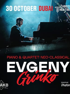 Shop Online Evgeny Grinko Show at Zabeel Theatre in Dubai – Classical Events Dubai Masala