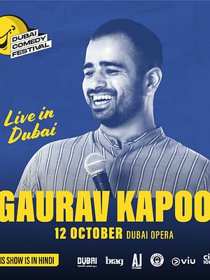 Shop Online Gaurav Kapoor Live at Dubai Comedy Festival 2025 – Dubai Comedy Festival Dubai Masala