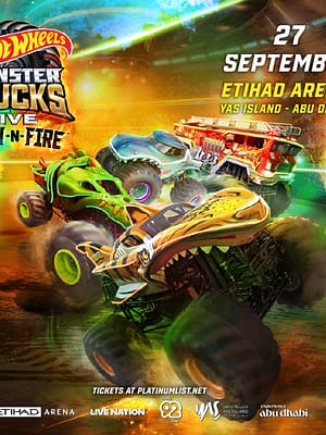 Shop Online Hot Wheels Monster Trucks Live™: Glow-N-Fire in Abu Dhabi – Automotive Dubai Masala