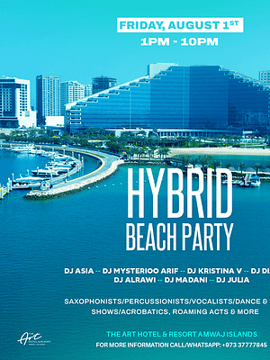 Shop Online Hybrid Pool & Beach Party at The Art Hotel & Resort – Nightlife Dubai Masala
