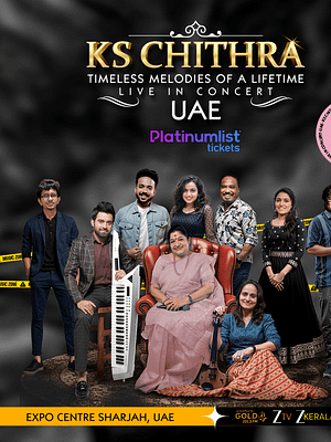 Shop Online K S Chithra Live Concert in Sharjah – Concerts Dubai Masala