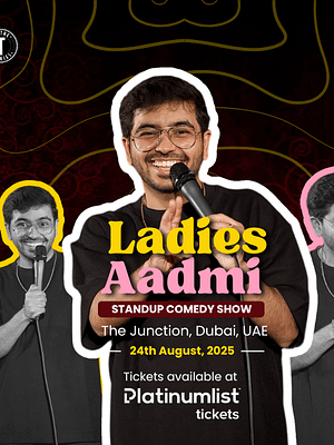 Shop Online Ladies Aadmi ft. Vivek Samatani Live at The Junction in Dubai – Comedy Events Dubai Masala