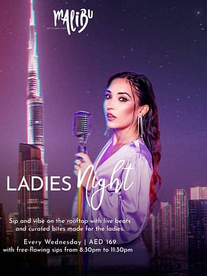 Shop Online Ladies Night at Malibu – Brunches Dubai Masala