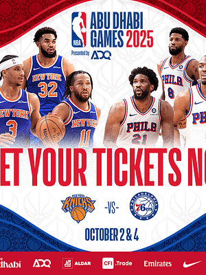 Shop Online NBA Abu Dhabi Games 2025 presented by ADQ – Sports Events Dubai Masala