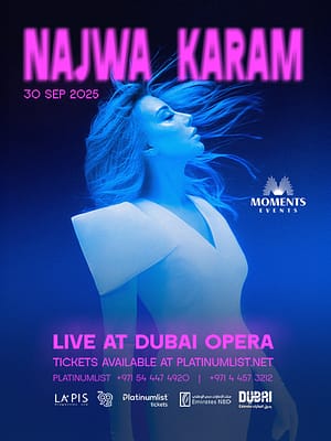 Shop Online Najwa Karam live in Dubai Opera – Concerts Dubai Masala