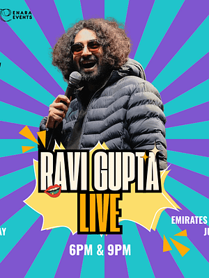 Shop Online Ravi Gupta Live in Dubai 2025 – Comedy Events Dubai Masala