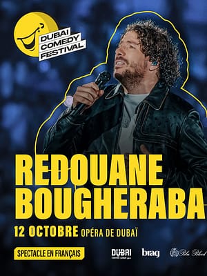 Shop Online Redouane Bougheraba Live at Dubai Comedy Festival 2025 – Dubai Comedy Festival Dubai Masala