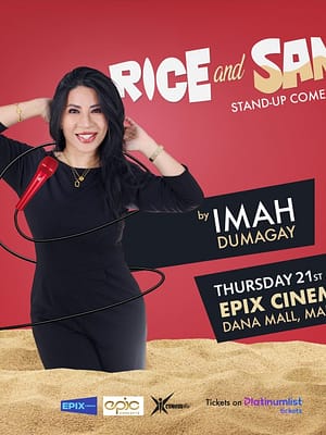 Shop Online Rice & Sand by Imah in Epix Cinemas – Comedy Events Dubai Masala
