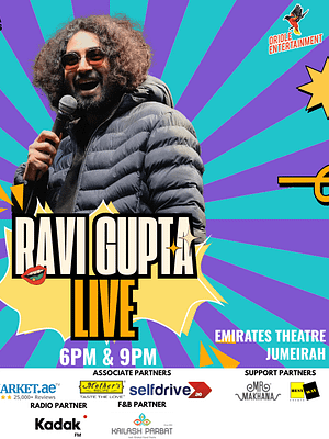 Dubai Masala Dubai's Desi Masala News, Gossips, Photos, Party Pics, Events and more Ravi Gupta Live in Dubai 2025 – Comedy Events Shop Online Ravi Gupta Live in Dubai 2025 – Comedy Events Dubai Masala