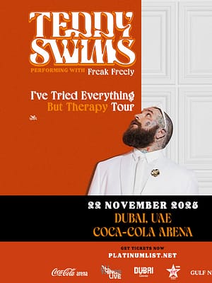 Dubai Masala Dubai's Desi Masala News, Gossips, Photos, Party Pics, Events and more Teddy Swims Live at Coca-Cola Arena in Dubai – Concerts Shop Online Teddy Swims Live at Coca-Cola Arena in Dubai – Concerts Dubai Masala