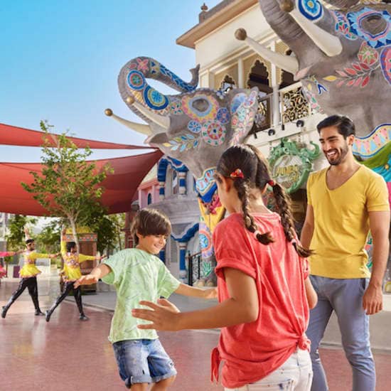 Shop Online Yas Island Abu Dhabi: 1 Day Any 2 Parks at YAS ISLAND Fan Zone, Abu Dhabi, United Arab Emirates Dubai Masala 3