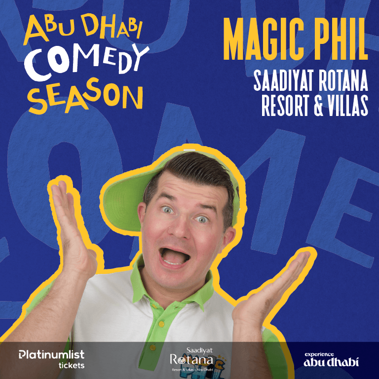 Shop Online Magic Phil in Abu Dhabi – Comedy Events Dubai Masala 3