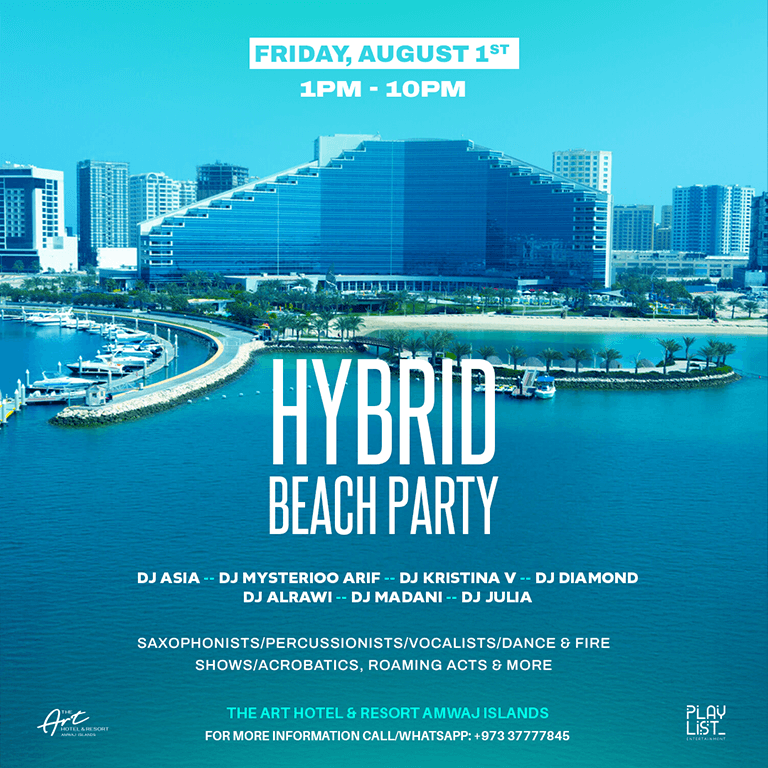 Shop Online Hybrid Pool & Beach Party at The Art Hotel & Resort – Nightlife Dubai Masala 3