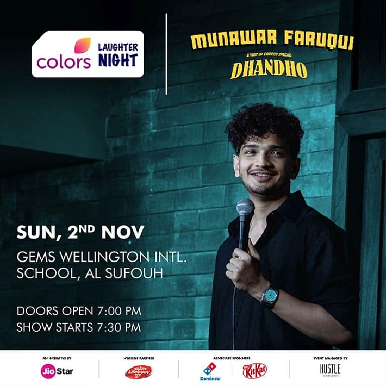 Shop Online Colors Laughter Night ft. Munawar Faruqui in Dubai – Shows and Theatrical Plays Dubai Masala 4